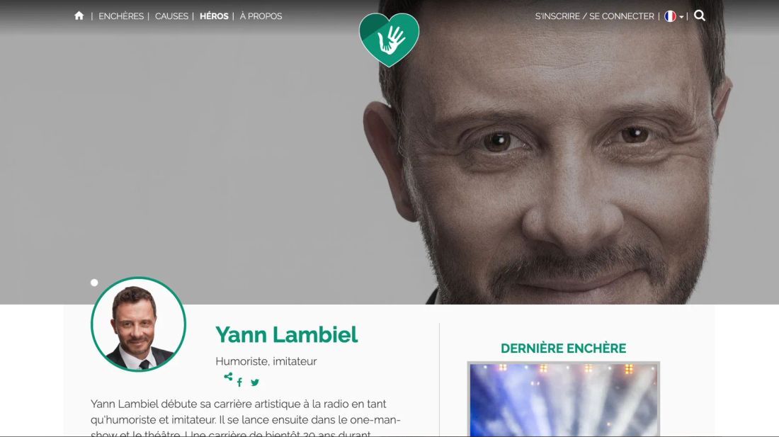 Page héros : Yann Lambiel, portrait noir et blanc